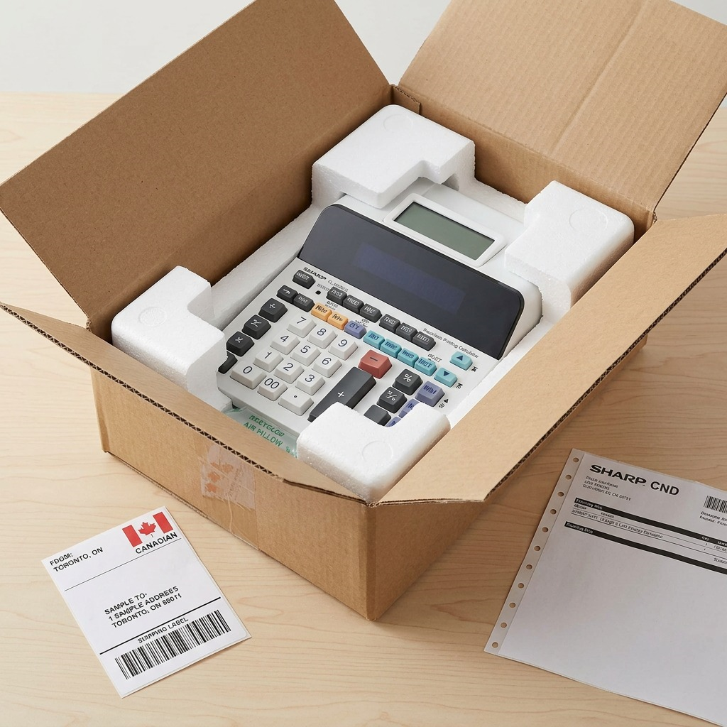 Visuel 7 du produit SHARP ELDP9001 – Calculatrice imprimante sans papier 12 chiffres à affichage 5 lignes