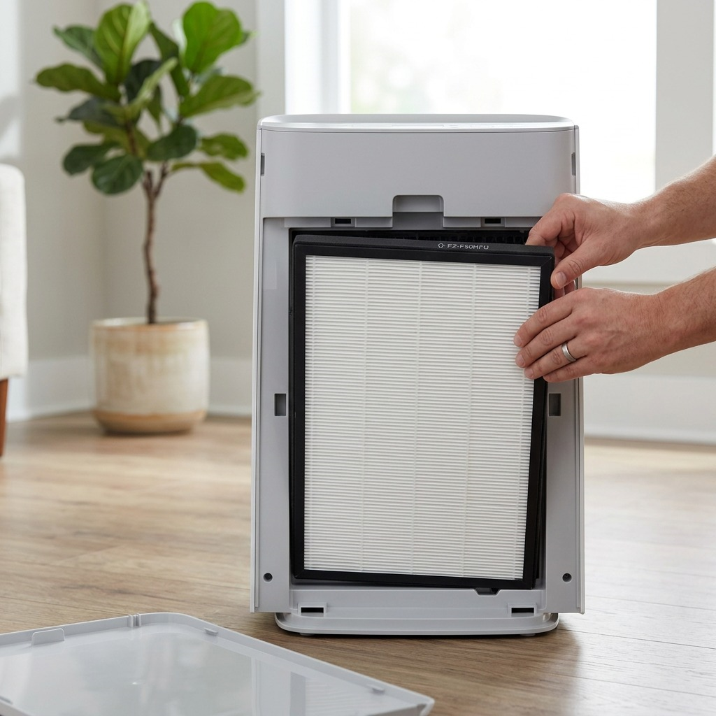 Présentation en situation : SHARP FZ-F50HFU (filtre de remplacement)