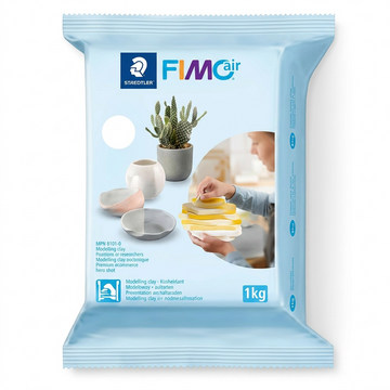 FIMOair – Pâte blanche 1 kg, réf. 8101-0 — vue de l’emballage