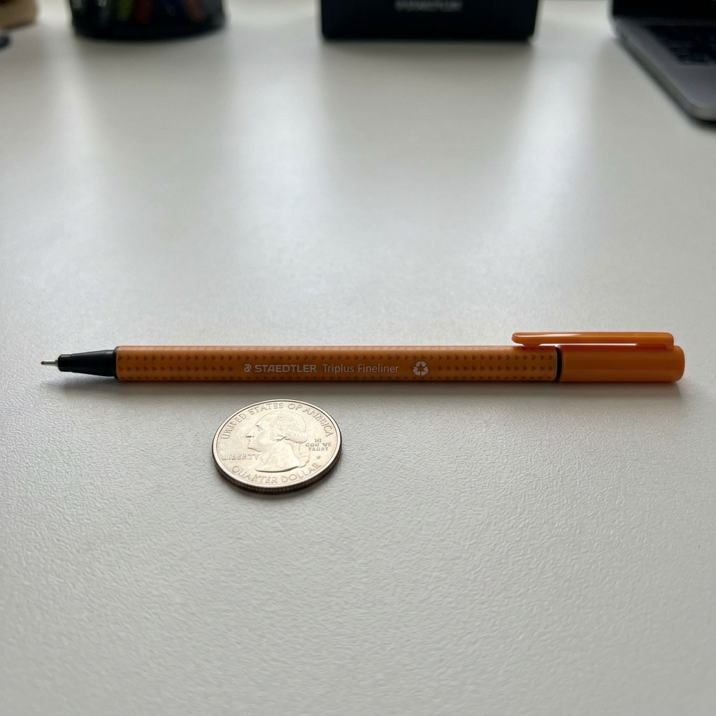 STAEDTLER STAEDTLER 1.250.5 Fineliner Pen --- Orange (Pack of 1) - Pure eCommerce Hero Shot