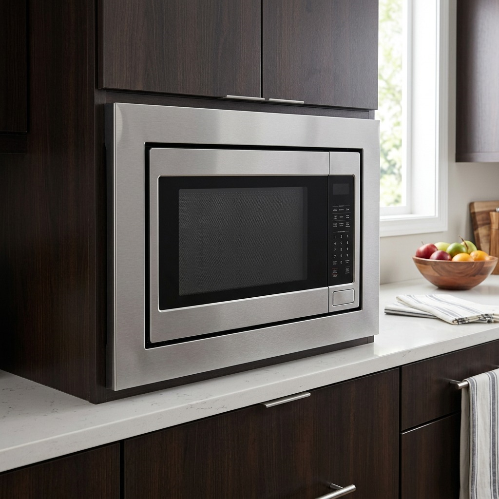 Présentation dans une cuisine : SHARP SKM226430LS (ensemble de finition)