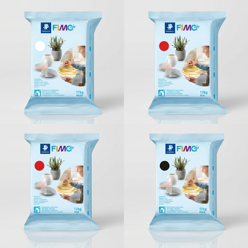 FIMOair – Pâte blanche 1 kg, réf. 8101-0 — vue 5