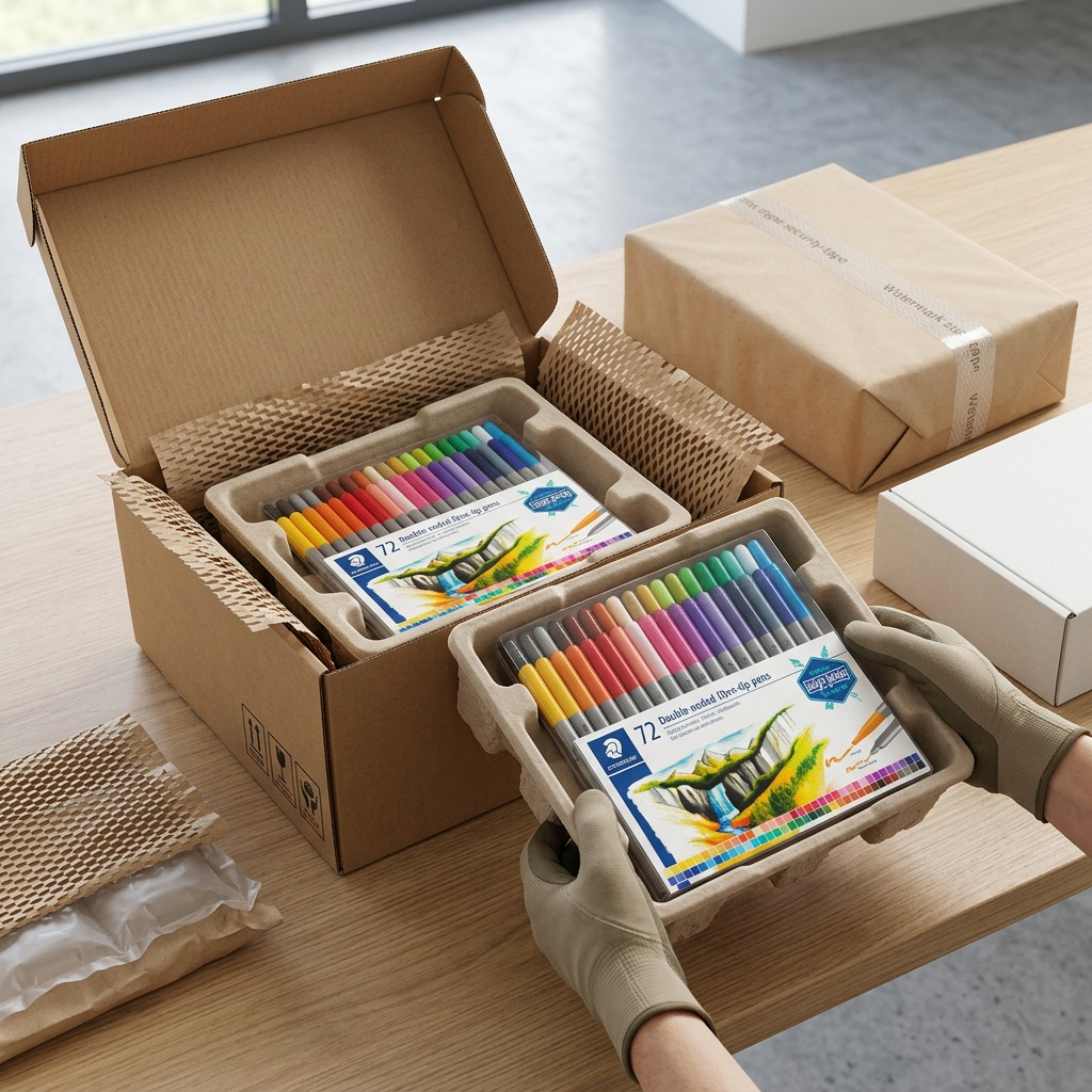 STAEDTLER 72 marqueurs aquarellables, réf. 3001-TB72 — présentation de l’ensemble et de son emballage