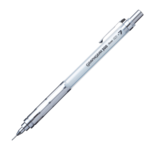 GraphGear 300 Mechanical Drafting Pencil (0.7mm), White Accents