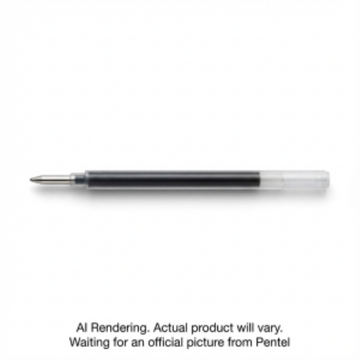 Refills for Pentel Ballpoint Pens (BK91, BK93, BK93CR, BK66M, BK410), (1.0mm), Black Ink, 2-Pack Pouch