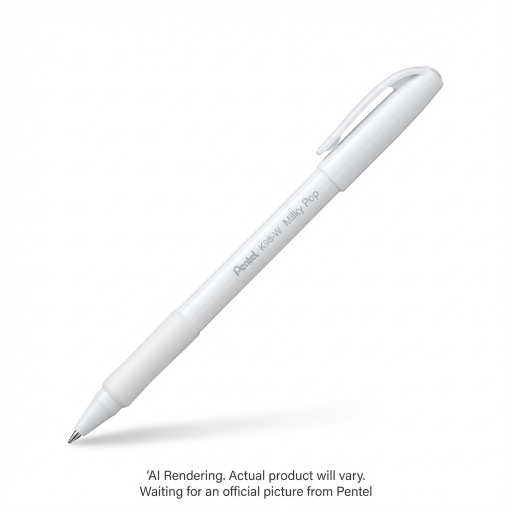 Milky Pop – 0.8 mm pastel gel pen, white ink