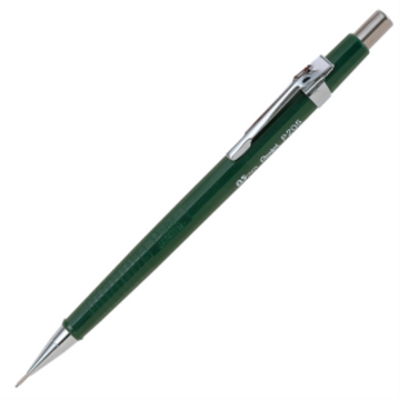 P200 – Porte-mine 0,5 mm, corps vert – photo du produit Pentel