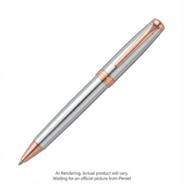 Sterling (0.7mm) Rose Gold Barrel, Black Ink, 1PC with Gift Case