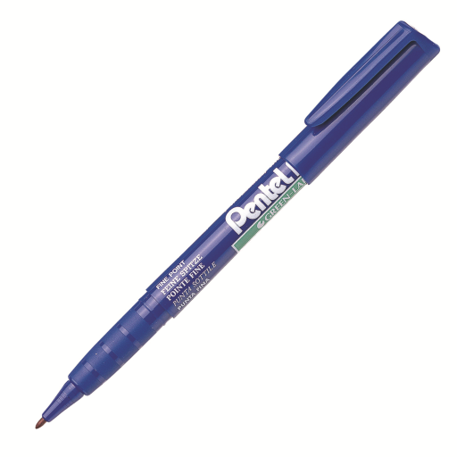 Green Label – Permanent marker 2.0 mm, bullet tip, blue ink
