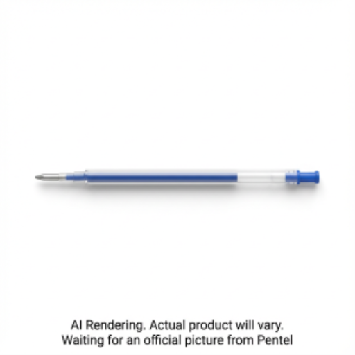 Recharges for Pentel Ballpoint Pens (BK91, BK93, BK93CR, BK66M, BK410), (1.0mm), Blue Ink, 2-Pack Pouch