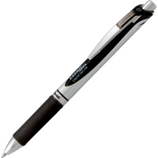 Pentel EnerGel BL77 stylo gel rétractable noir 0,7 mm
