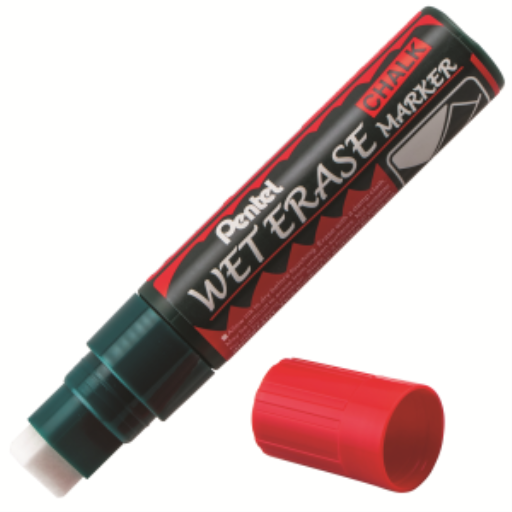 Pentel SMW56 marqueur craie jumbo Rouge