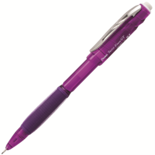 Twist-Erase GT (0.7mm Ret retractable 1-Click Mechanical Pencil Transparent Violet