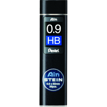 Ain Stein Lead Refill (0.9mm), HB, 36 Leads per Tube