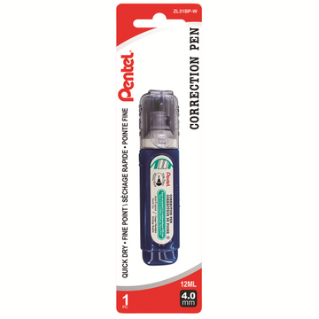 Fine-tip correction pen 12 ml – White correction ink