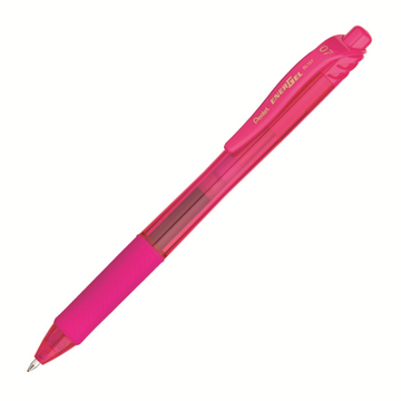 EnerGel-X – Stylo gel rétractable 0,7 mm, encre rose – photo du produit Pentel