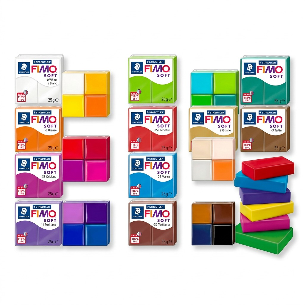 FIMO Soft – Lot de 24 couleurs de base, réf. 8023-C24-1 — vue 1