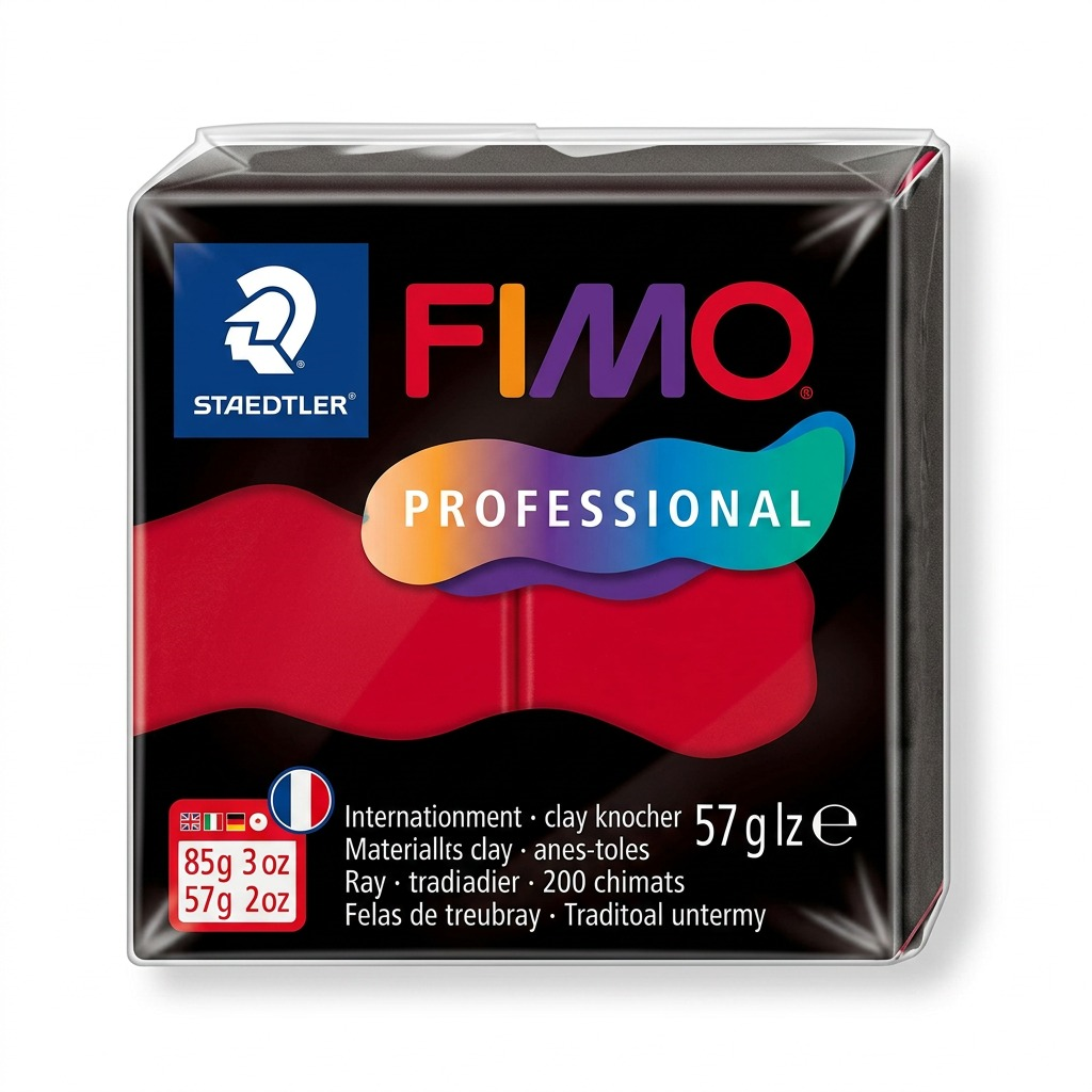 FIMO Professional – Pâte carmin 57 g, réf. 8040-29 — vue 1