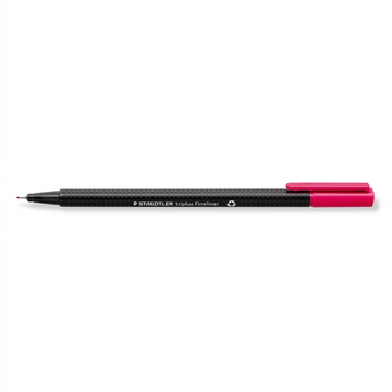 STAEDTLER triplus fineliner – Fineliner rose 0, réf. 334-23-A7 — gros plan des détails