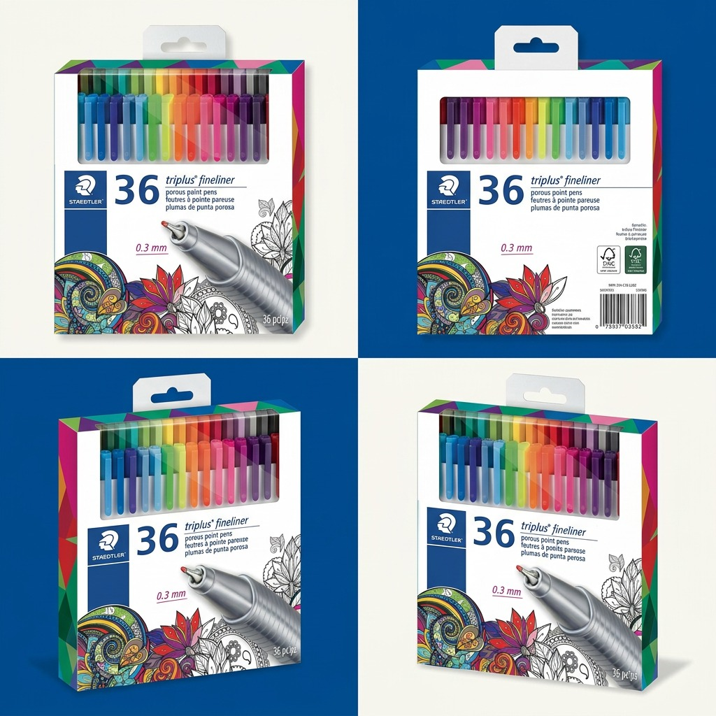 STAEDTLER triplus fineliner – Lot de 36 fineliners 0,3 mm, réf. 334-C36-LU02 — vue 5