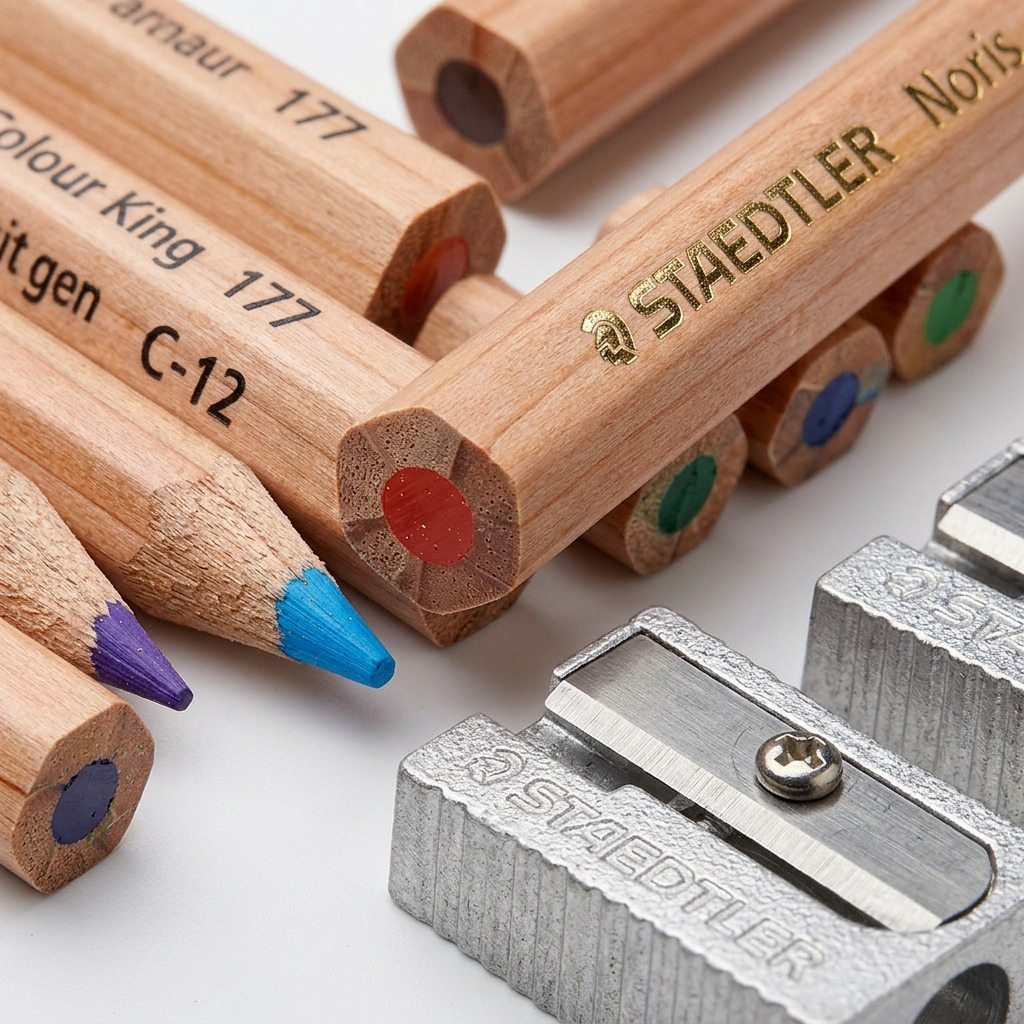 STAEDTLER 144 crayons couleur avec 3 taille-crayons, réf. 177-C144A6 — vue du produit 3