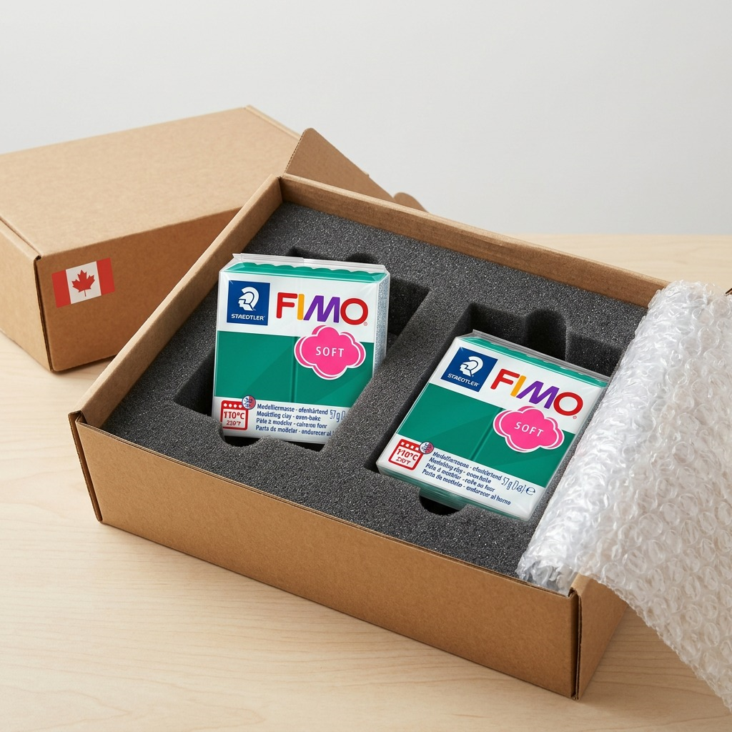 FIMO Soft – Pâte émeraude 57 g, réf. 8020-56 — vue de l’emballage
