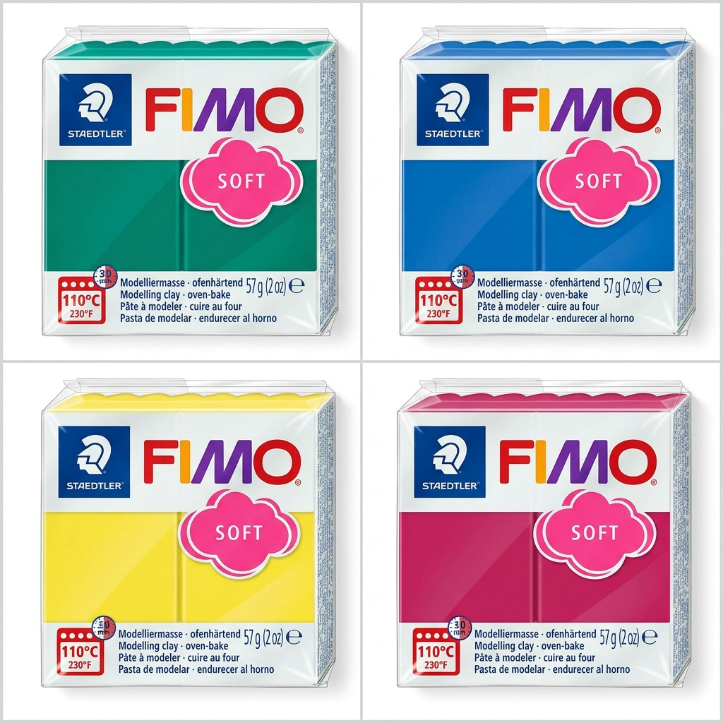 FIMO Soft – Pâte émeraude 57 g, réf. 8020-56 — vue 5