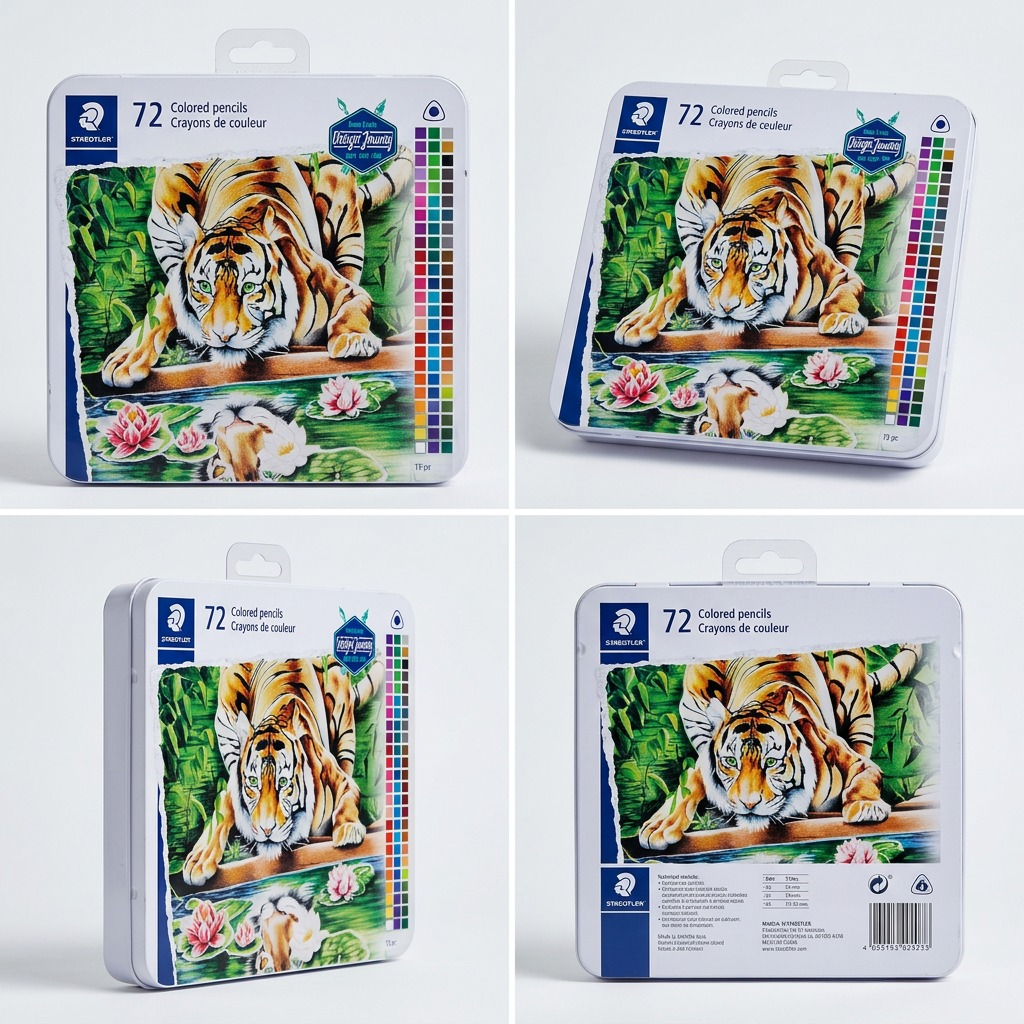 STAEDTLER 72 crayons couleur triangulaires 3 mm, réf. 1278CM72A602 — vue du produit 5