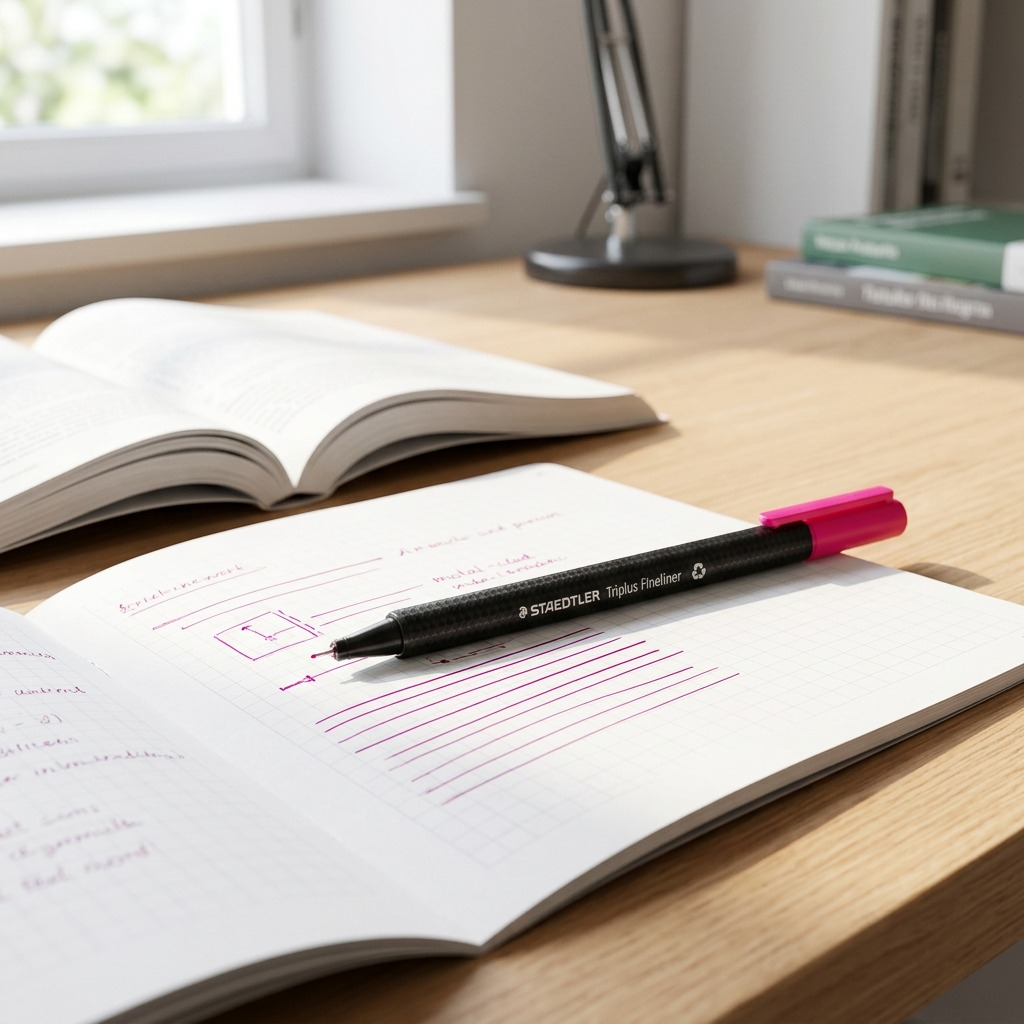 STAEDTLER triplus fineliner – Fineliner rose 0, réf. 334-23-A7 — vue du produit 4