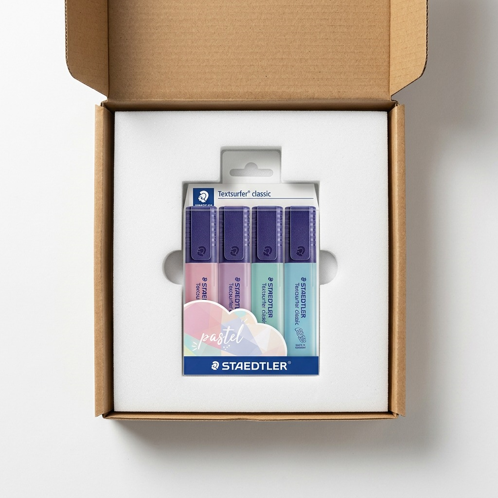 STAEDTLER Textsurfer classic – Lot de 4 surligneurs pastel, référence 364-CWP4PA — vue 7