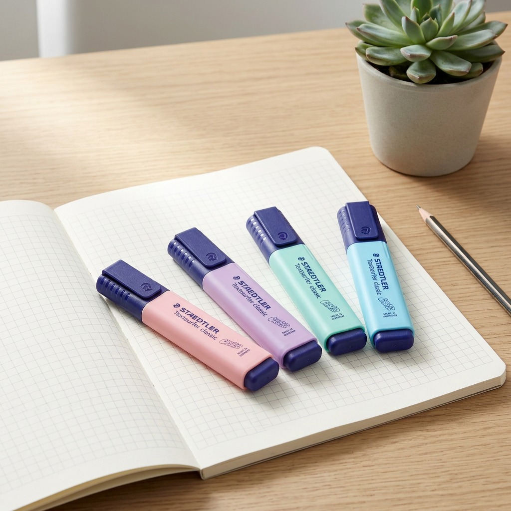 STAEDTLER Textsurfer classic – Lot de 4 surligneurs pastel, référence 364-CWP4PA — vue 4