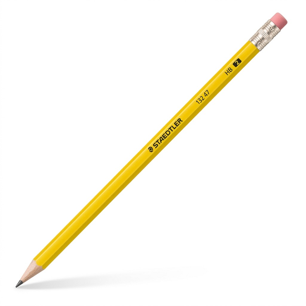 STAEDTLER Crayons graphite HB nº 2 en bois, réf. 13247C144A02 — vue du produit sur fond clair