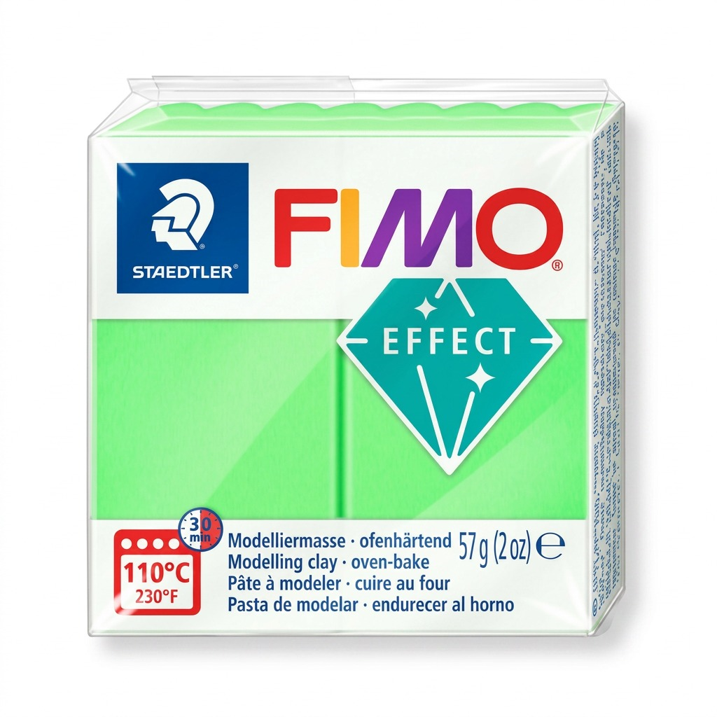 FIMO Soft – Pâte vert lime 57 g, réf. 8020-52 — détail du produit