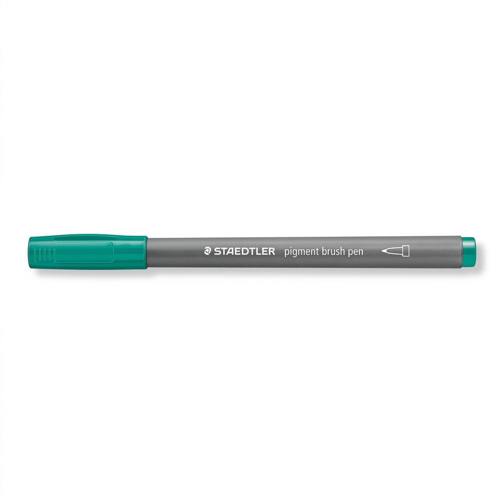 STAEDTLER Pigment Arts Brush – Lot de 12 couleurs pastel, réf. 371-C12-2-10-35 — vue sur fond clair