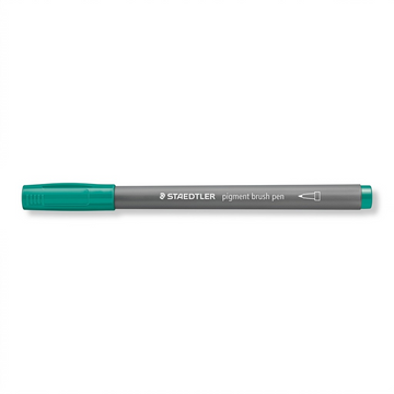 STAEDTLER Pigment Arts Brush – Lot de 12 couleurs pastel, réf. 371-C12-2-10-35 — vue sur fond clair