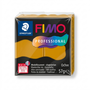 FIMO Professional – Pâte ocre 57 g, réf. 8040-17 — vue sur fond clair