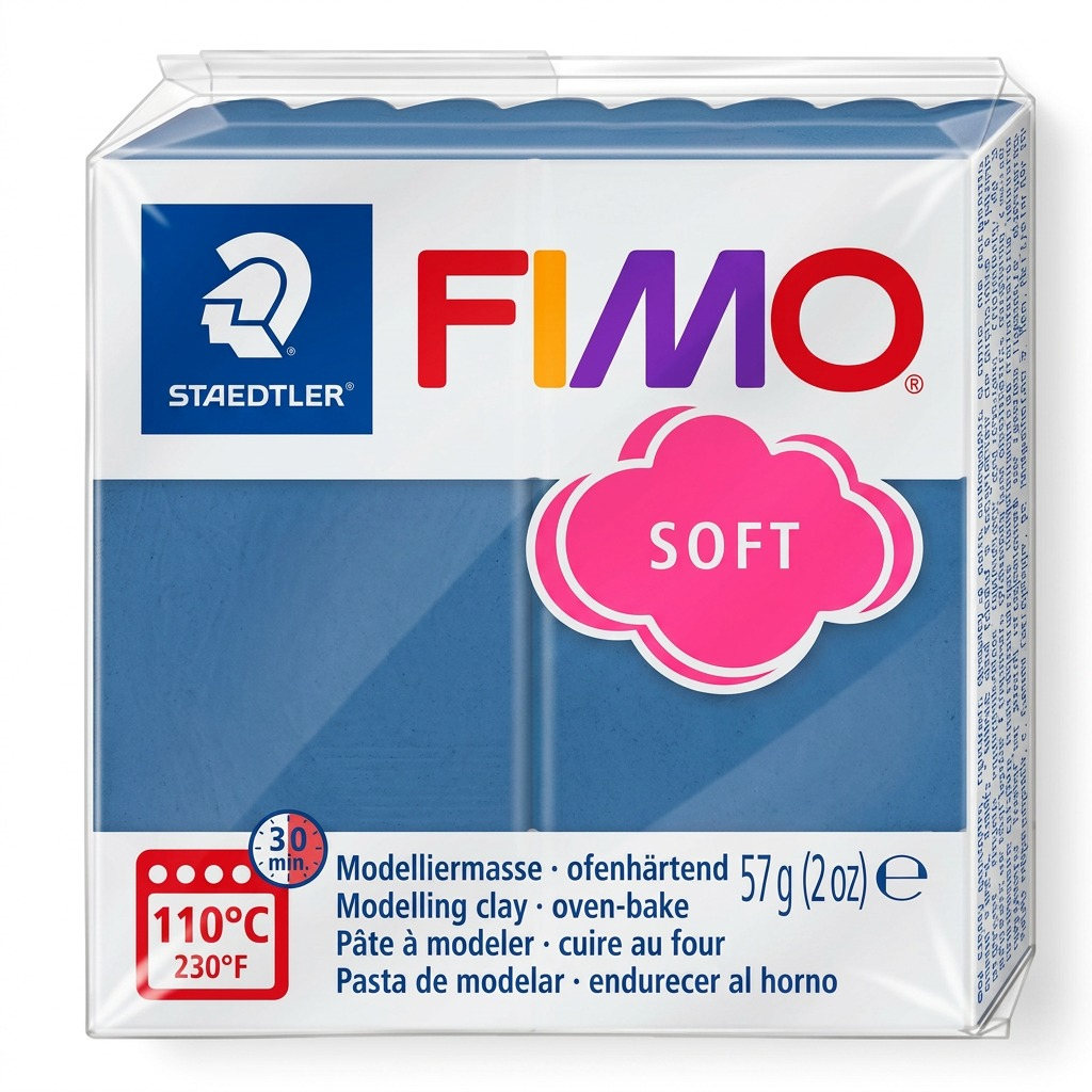 FIMO Soft – Pâte bleu Windsor 57 g, réf. 8020-35 — vue 1