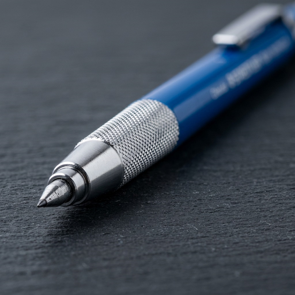 STAEDTLER Mars Technico – Porte-mine 2 mm HB avec pince, réf. 780-C-02 — gros plan des détails