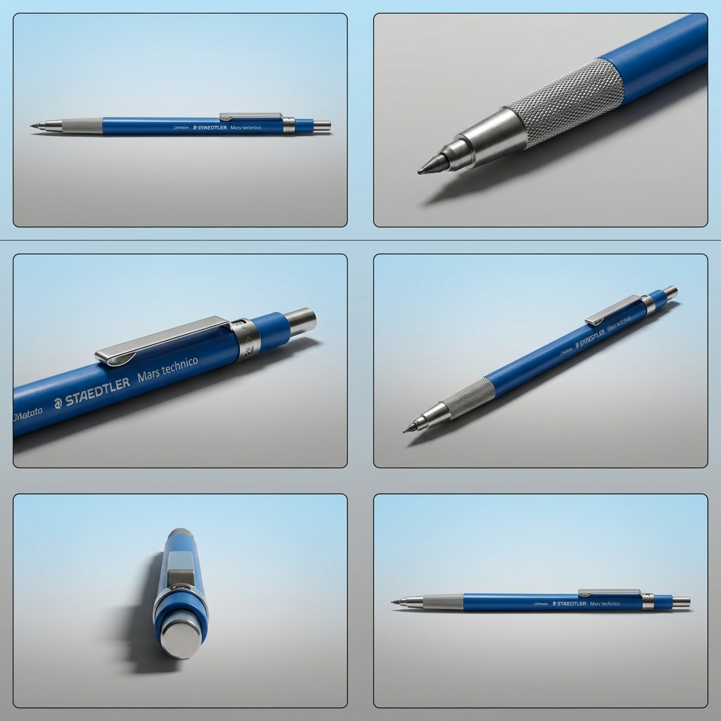 STAEDTLER Mars Technico – Porte-mine 2 mm HB avec pince, réf. 780-C-02 — vue 5