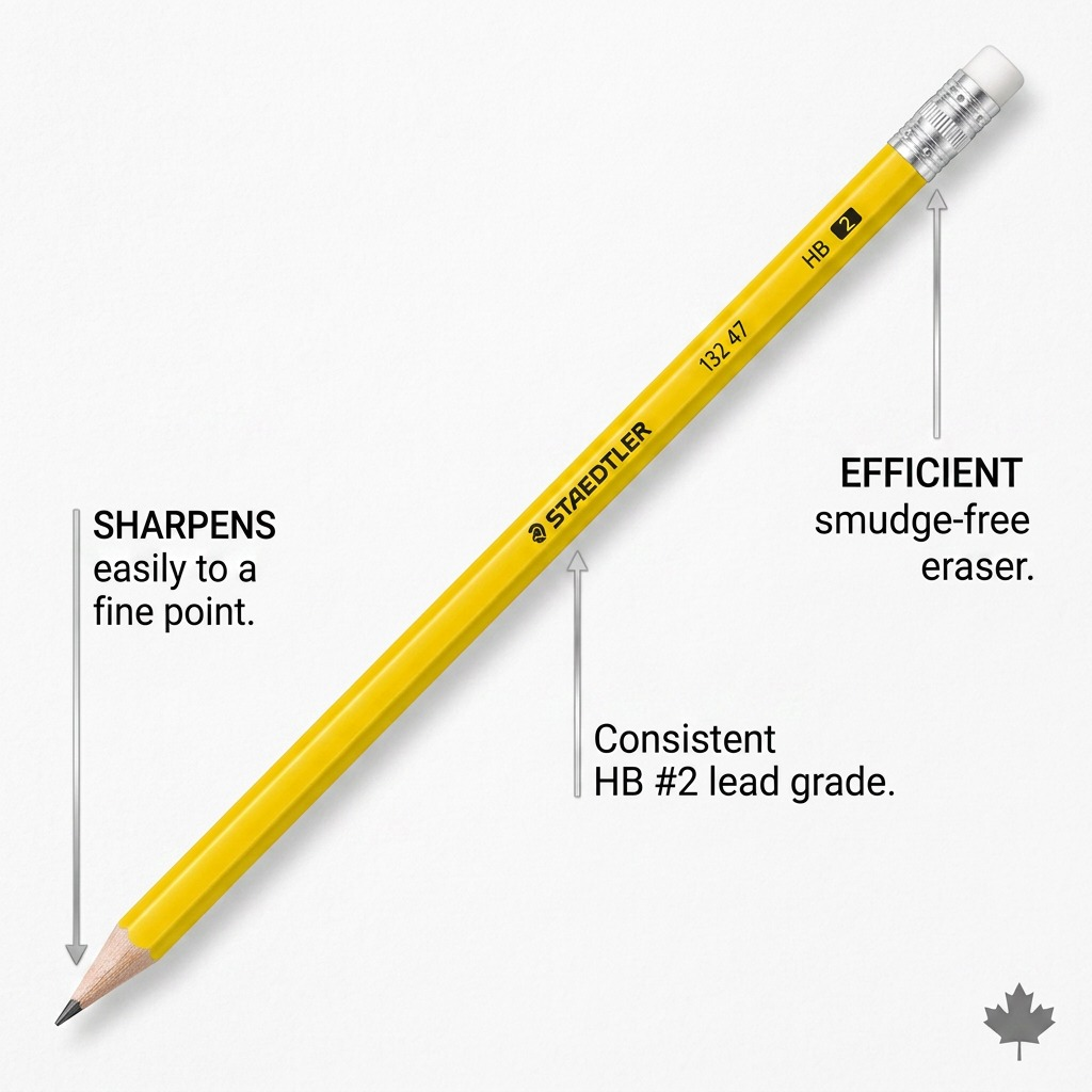 STAEDTLER Crayons graphite HB nº 2 en bois, réf. 13247C144A02 — vue du produit 6