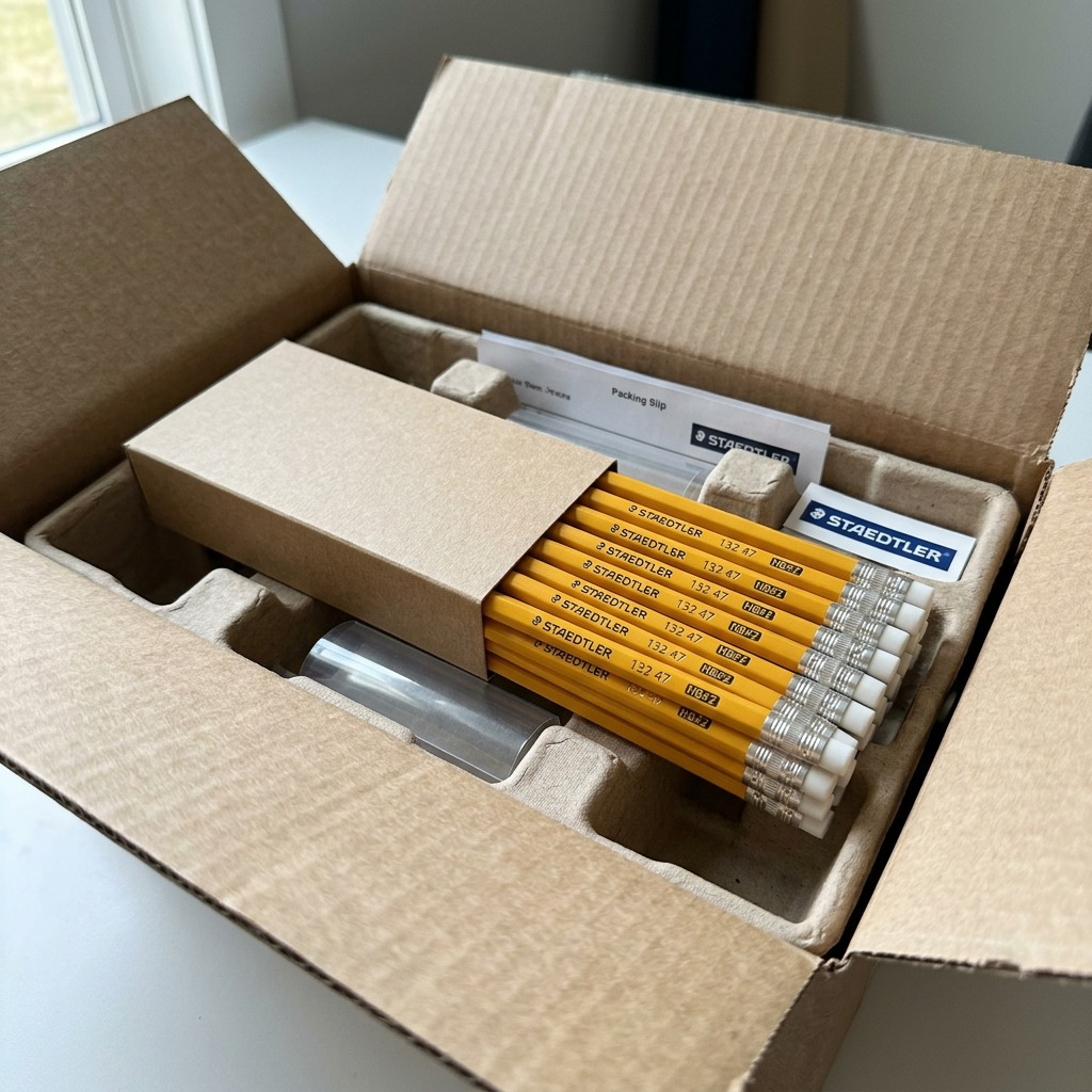 STAEDTLER Crayons graphite HB nº 2 en bois, réf. 13247C144A02 — vue du produit 7