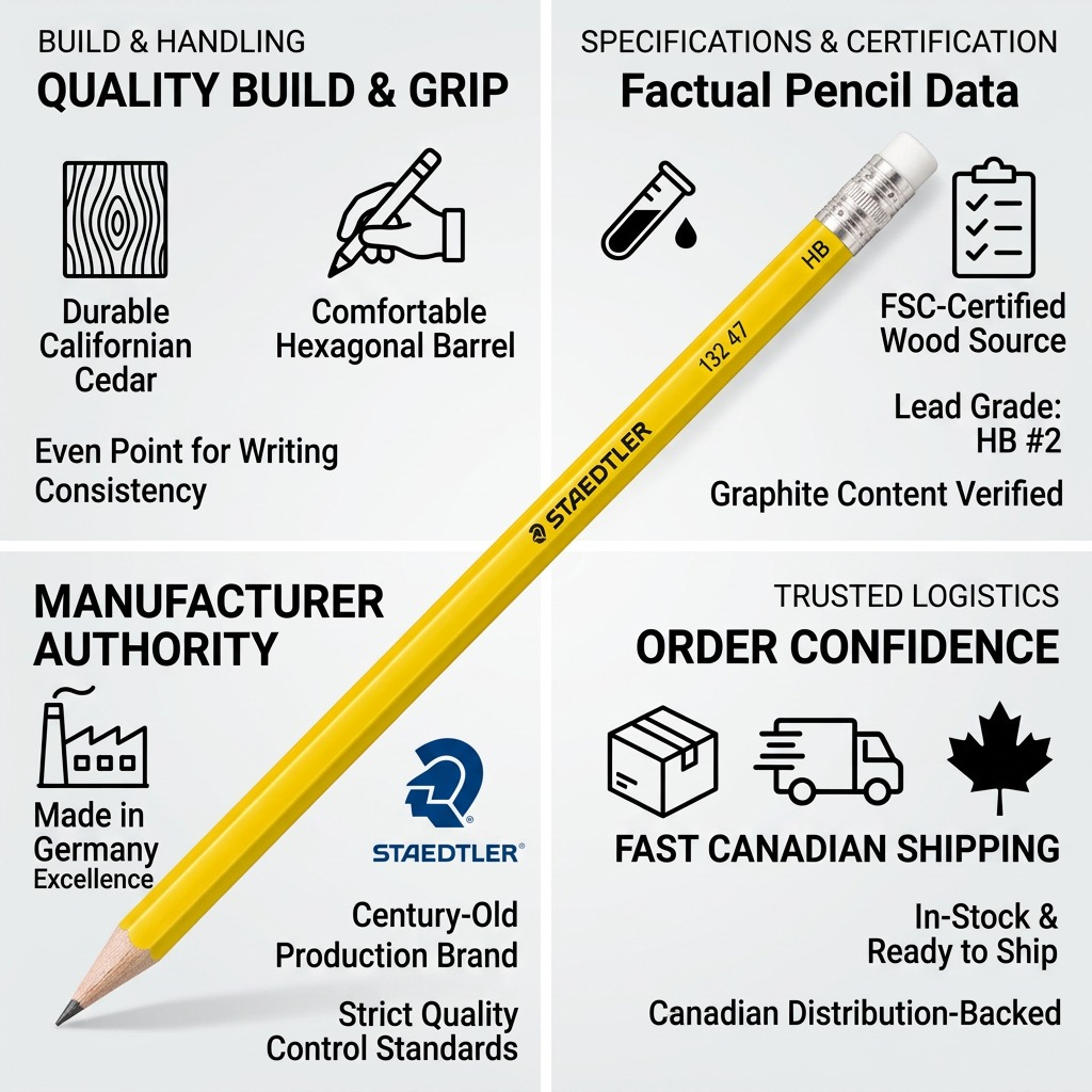 STAEDTLER Crayons graphite HB nº 2 en bois, réf. 13247C144A02 — vue du produit 8