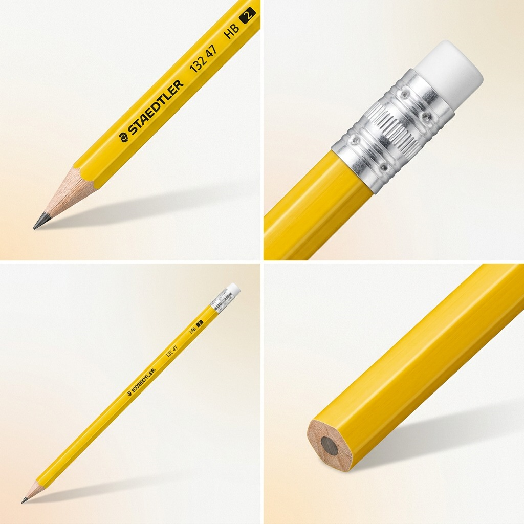 STAEDTLER Crayons graphite HB nº 2 en bois, réf. 13247C144A02 — vue du produit 5