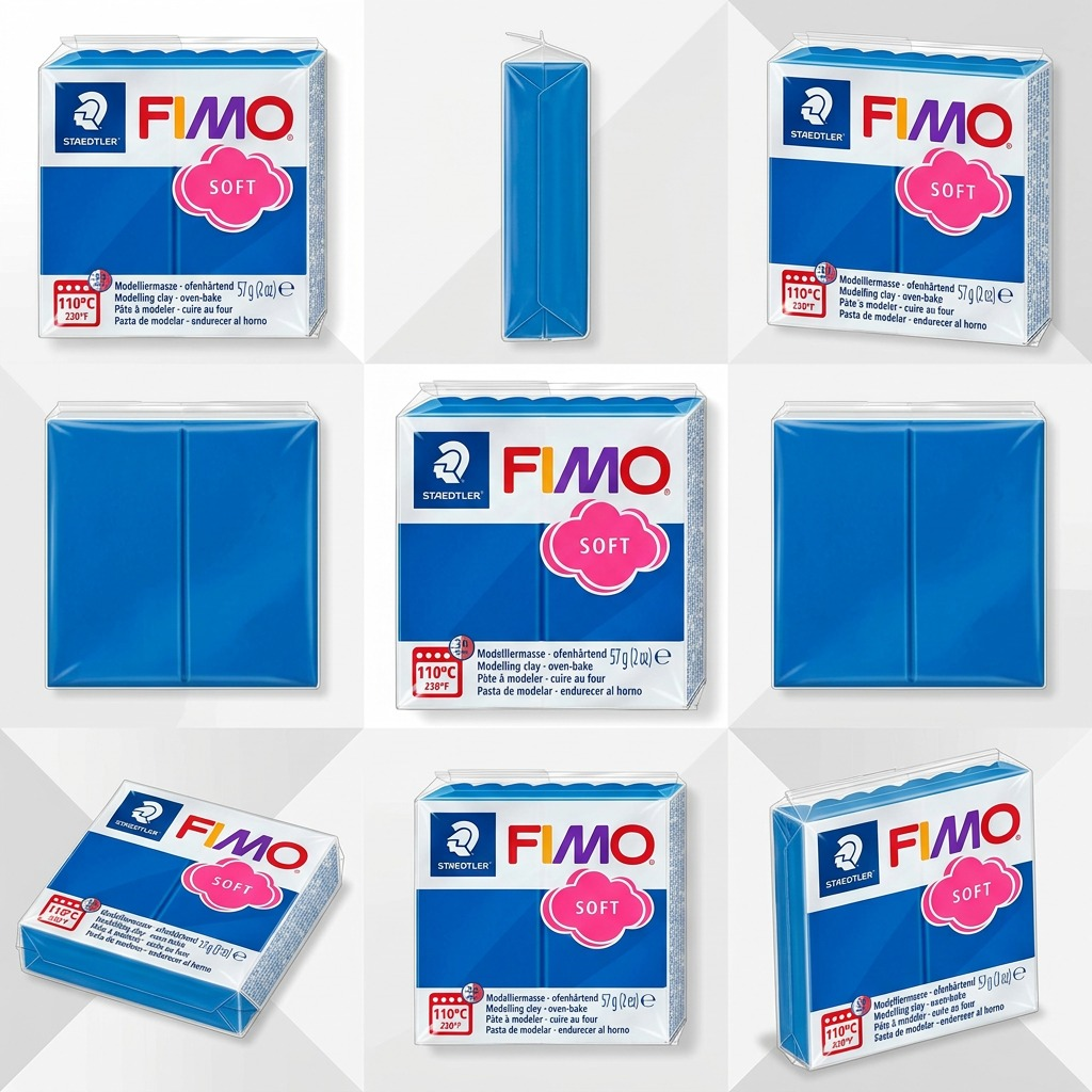 FIMO Soft – Pâte bleu Pacifique 57 g, réf. 8020-37 — vue 5