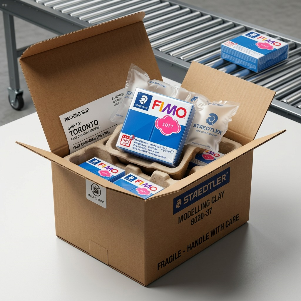 FIMO Soft – Pâte bleu Pacifique 57 g, réf. 8020-37 — vue de l’emballage