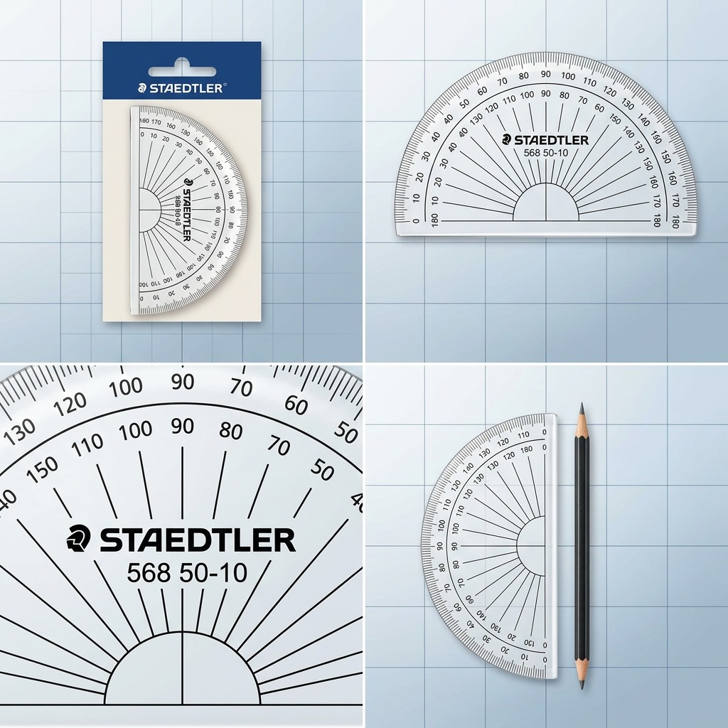 STAEDTLER – Rapporteur 180° gradué, réf. 56850-10PB — vue 5