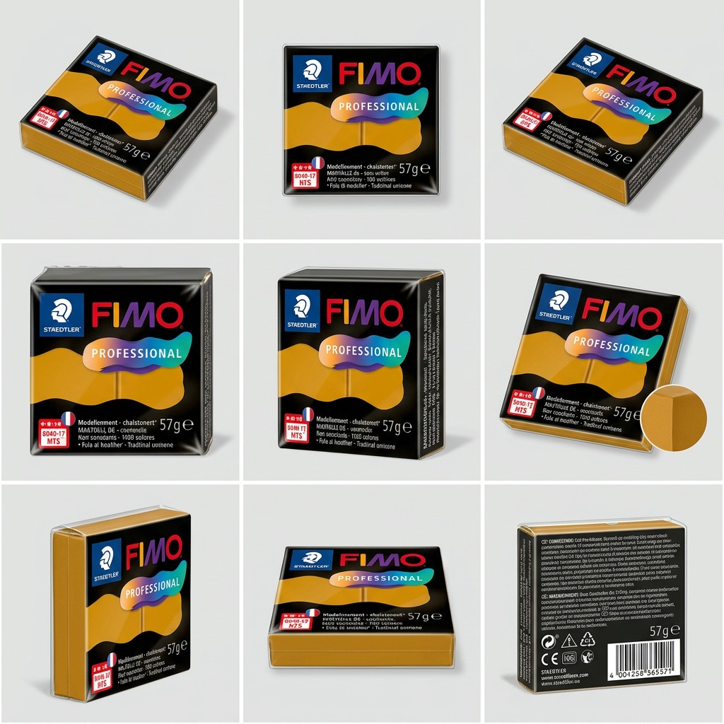 FIMO Professional – Pâte ocre 57 g, réf. 8040-17 — vue 5