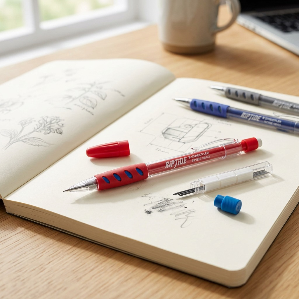 STAEDTLER Riptide – Porte-mine 0,5 mm, réf. 984-05ABK302 — gros plan