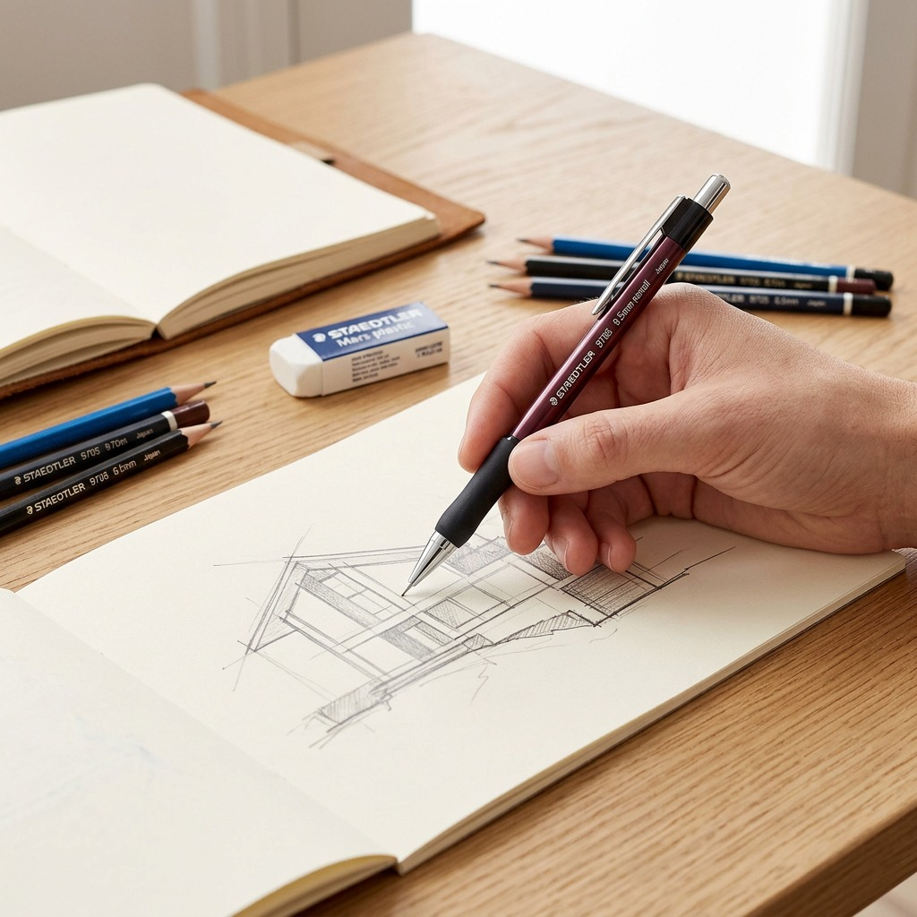 STAEDTLER Elite – Porte-mine 0,5 mm, couleurs assorties, réf. 9705S — vue 4