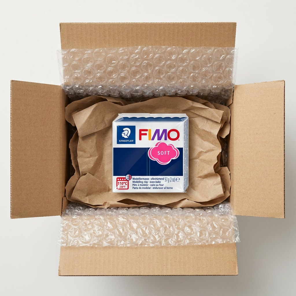 FIMO Soft – Pâte bleu Windsor 57 g, réf. 8020-35 — vue de l’emballage